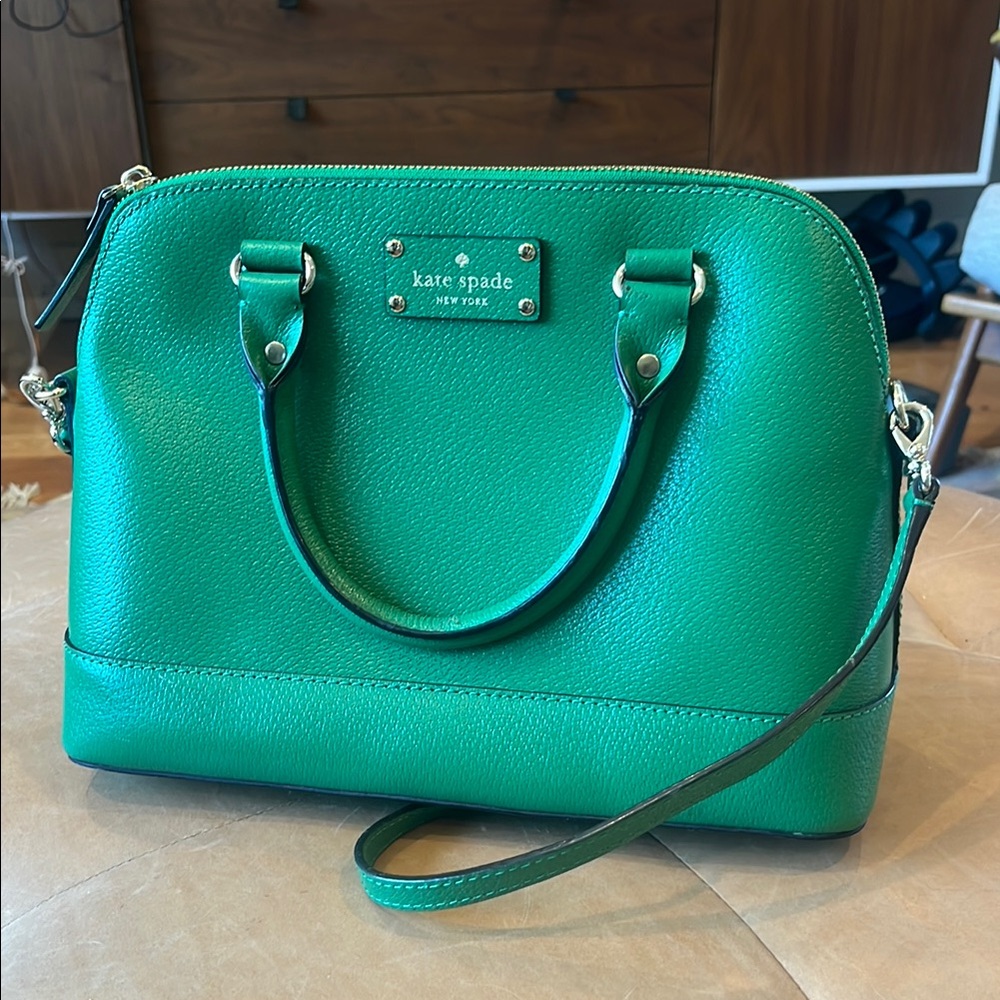 Kate Spade Green Satchel Bag